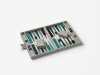 Printworks GAMES Zestaw do Gry Reverra - Backgammon / Szaro - Zielony